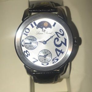 Lucien Piccard vintage watch, leather straps NEW